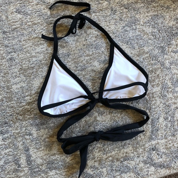VS Pink & Black Watercolor Bikini Top - Picture 3 of 5